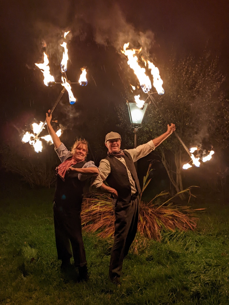 Charles Dickens fireshow