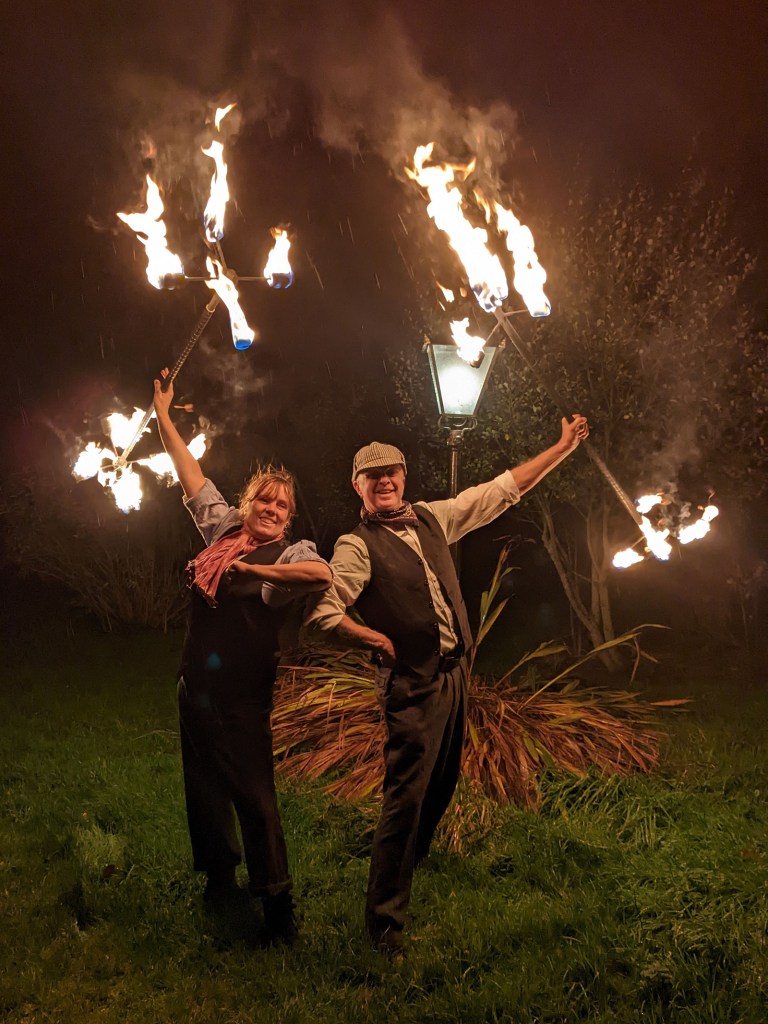 Charles Dickens fireshow
