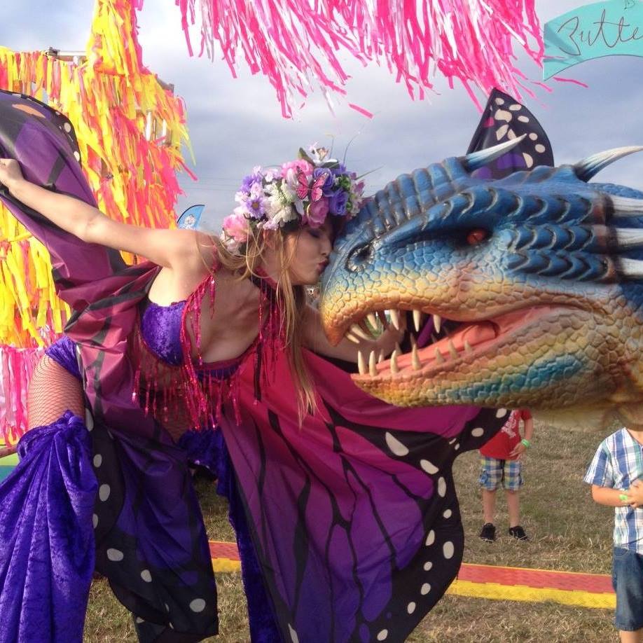 Dreckly Dragon at the festival