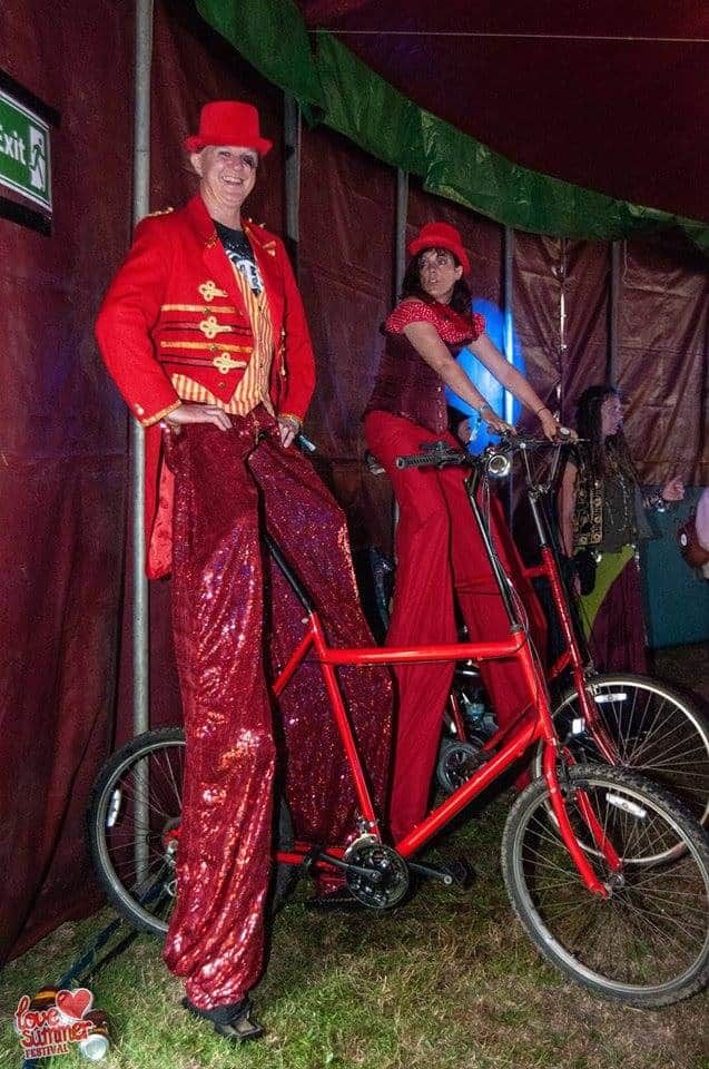 stilt bikes